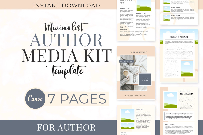 minimalist-author-media-kit
