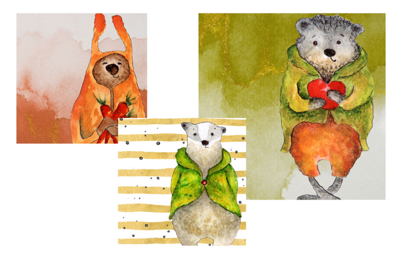 cute-animals-watercolor-illustrations