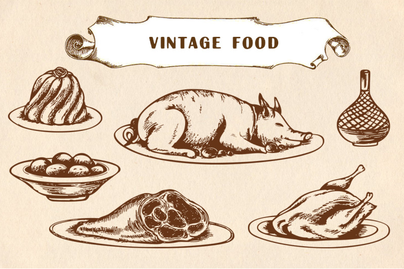 vintage-hand-drawn-food