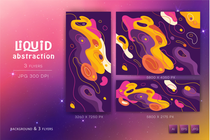 liquid-abstract-background-with-geometric-shapes