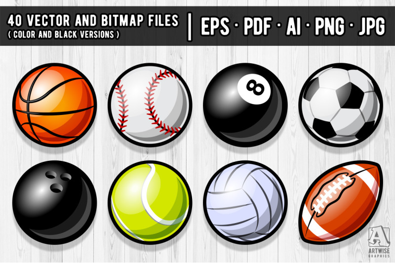set-of-sports-balls-vector-and-transparent-bitmap-files