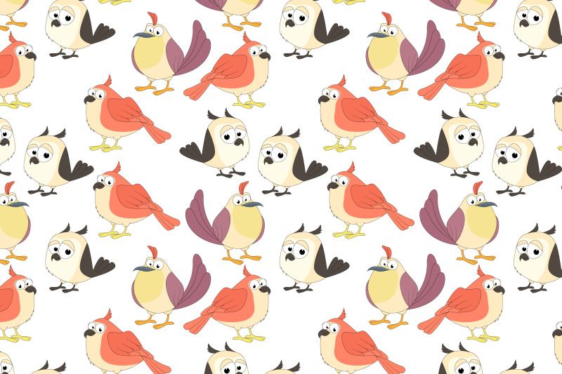 cute-bird-animal-cartoon-pattern