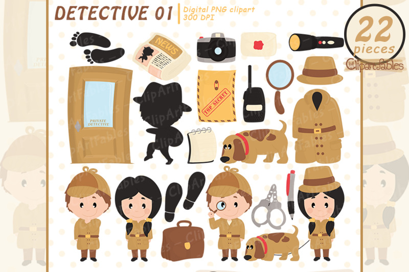 cute-detective-clipart-investigation-secret-agent-art