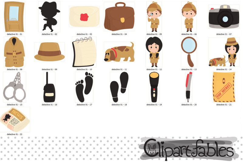 cute-detective-clipart-investigation-secret-agent-art