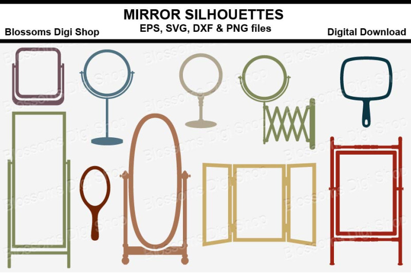 mirror-silhouette-svg-eps-dxf-and-png-cut-files