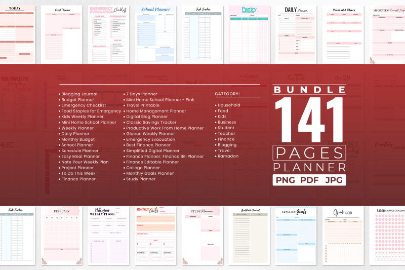 business-and-finance-planner-bundle