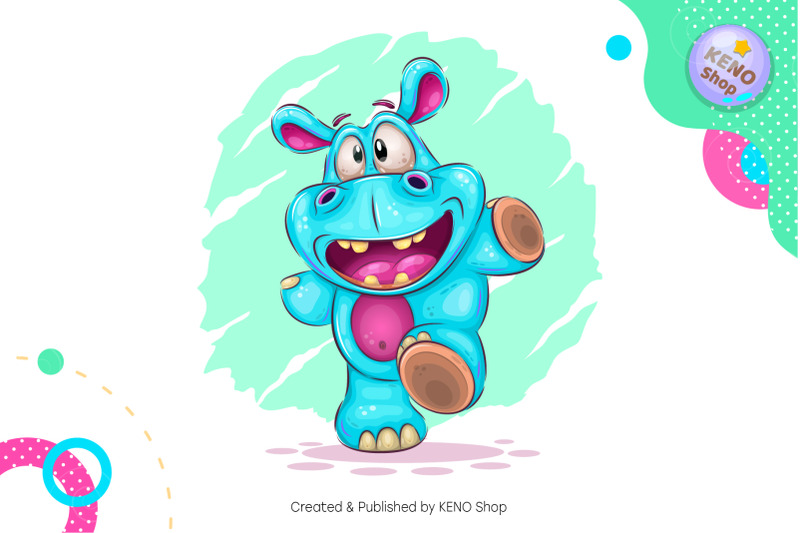 cheerful-cartoon-hippo