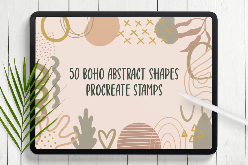 boho-abstract-shapes-procreate-stamps