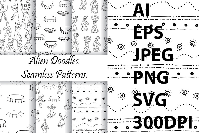 aliens-pattern-doodle-seamless-patterns