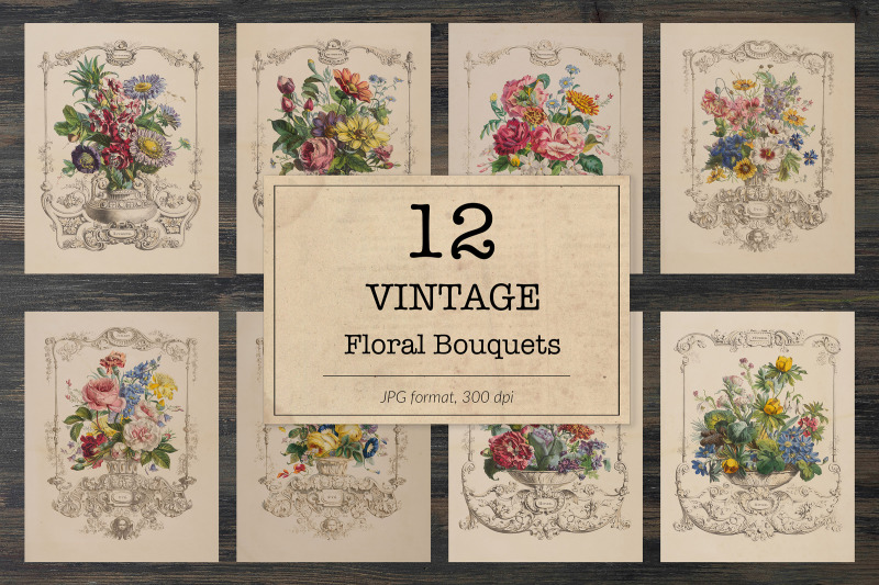 vintage-flower-bouquets