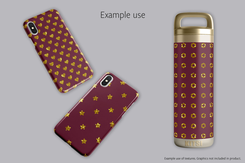 burgundy-and-gold-glitter-patterns