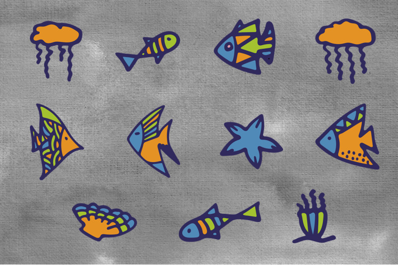 hand-drawn-colorful-fish-clipart