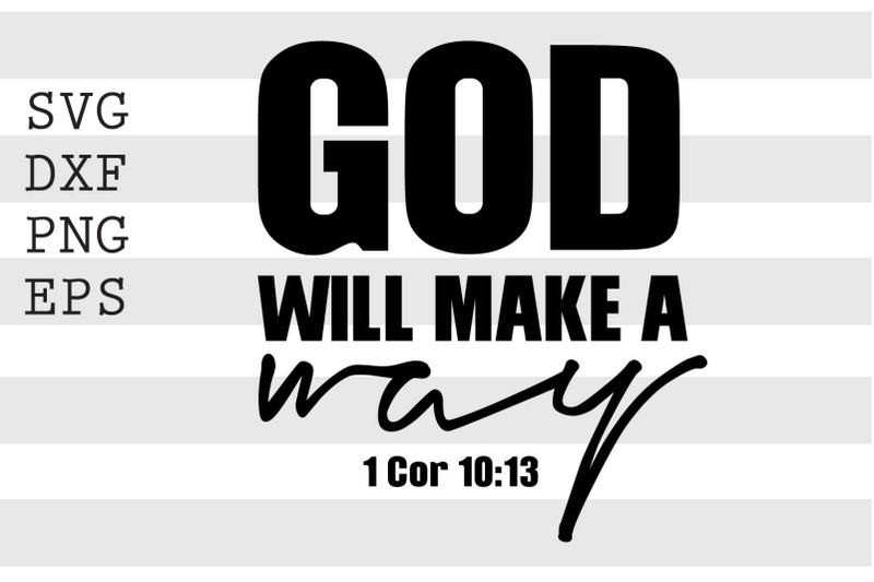 god-will-make-a-way-svg