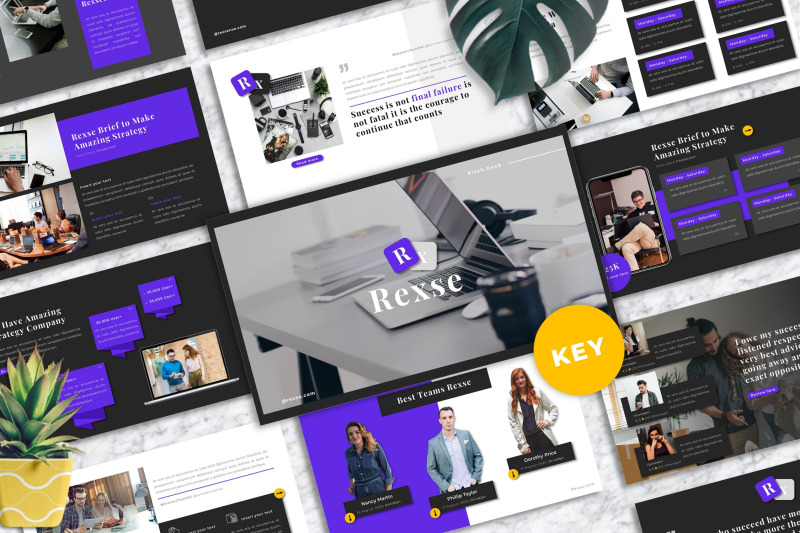 rexse-pitch-deck-keynote-template