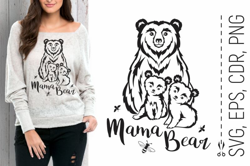 mama-bear-with-babies-mother-039-s-day-svg