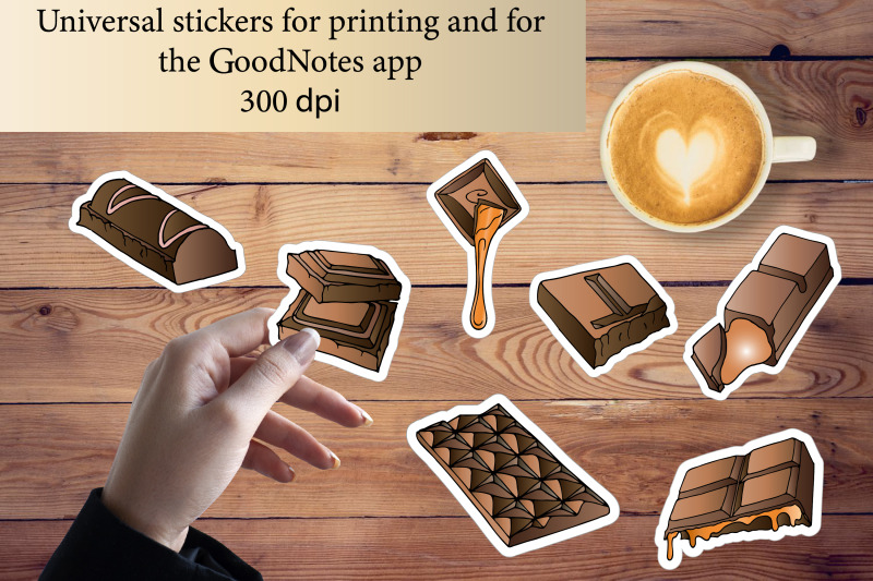 stickers-for-printing-and-for-the-goodnotes-app-chocolate