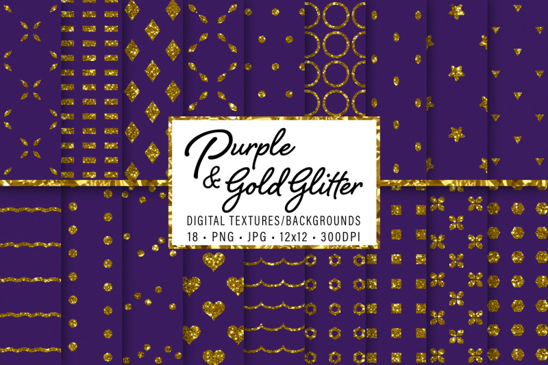 purple-and-gold-glitter-patterns