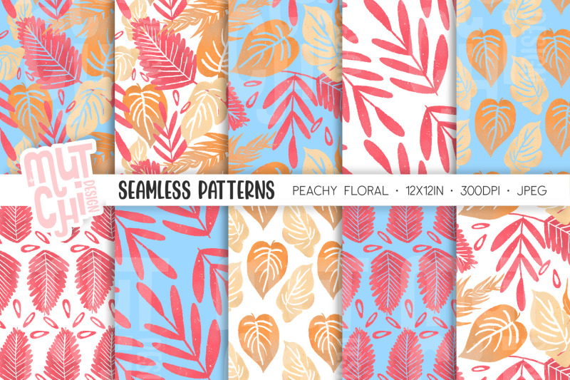 tropical-leafs-patterns