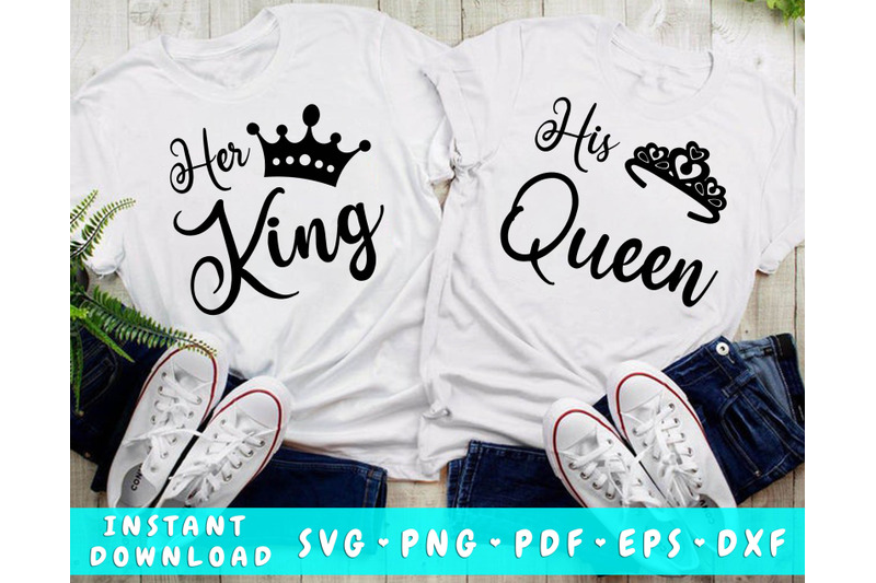 his-queen-her-king-svg-couple-svg-matching-shirt-svg-cut-files