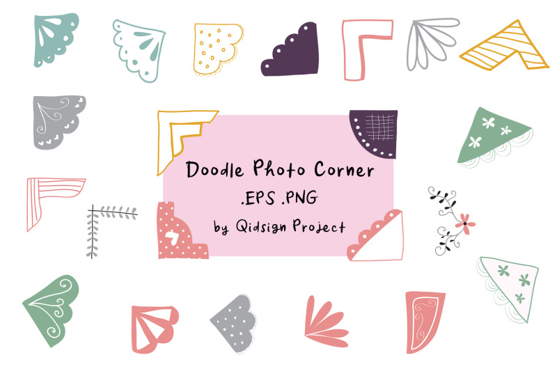 22-doodle-photo-corner-clipart-eps-png