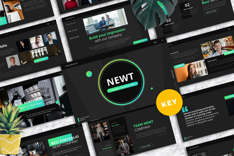 newt-company-profile-keynote-templates