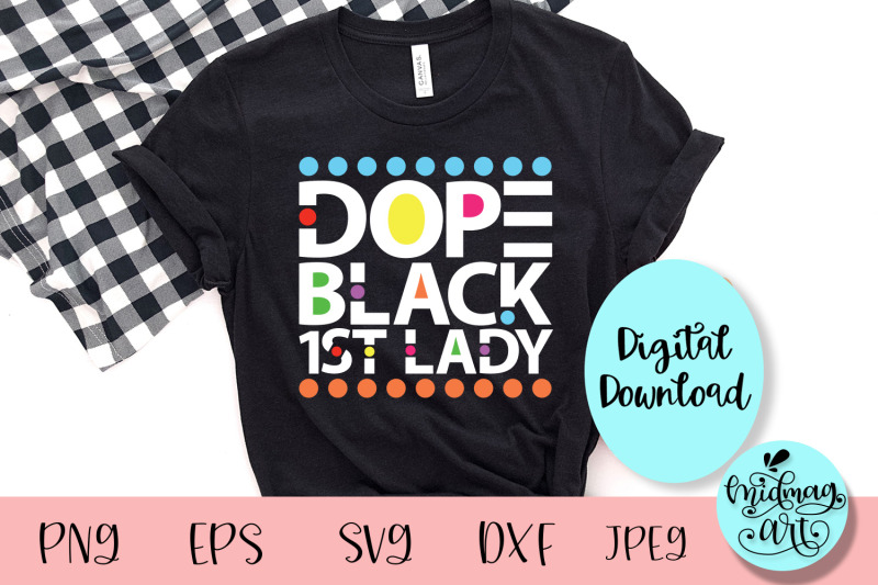 dope-black-1st-lady-svg-dope-svg