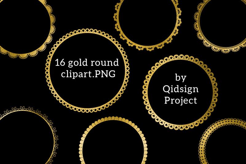 16-gold-round-clipart-png