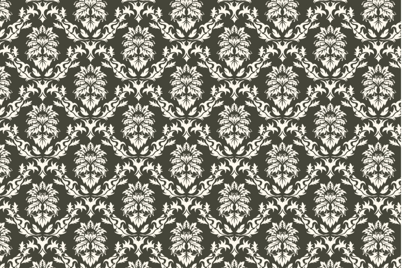 damask-pattern-set