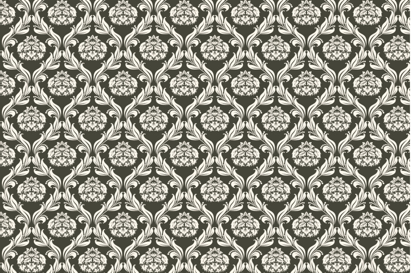 damask-pattern-set