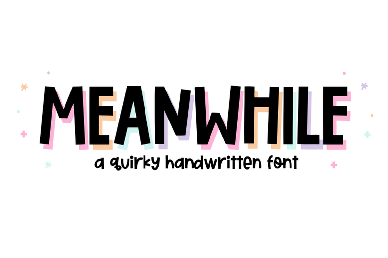 meanwhile-quirky-handwritten-font