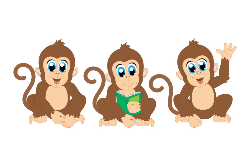 cute-monkey-animal-cartoon