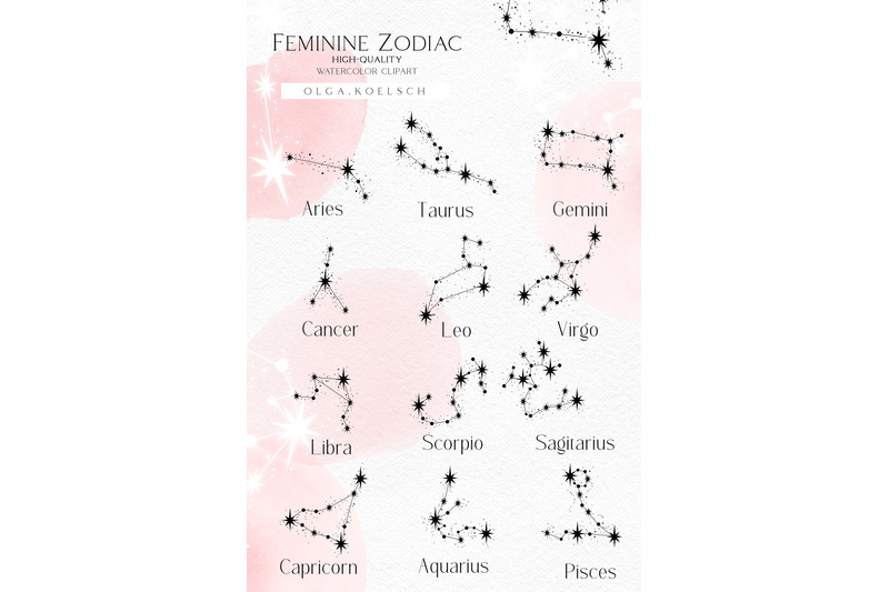 watercolor-zodiac-clipart-astrology-clipart-celestial-feminine-png