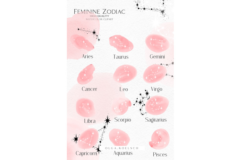 watercolor-zodiac-clipart-astrology-clipart-celestial-feminine-png