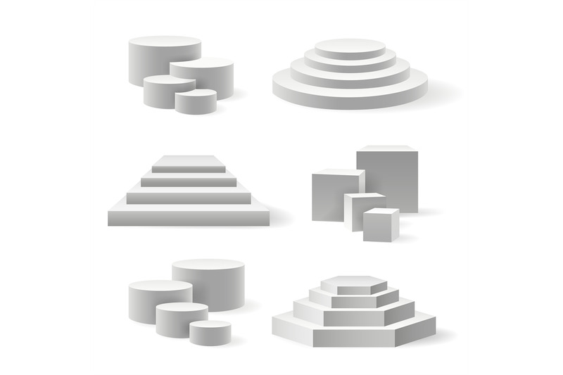 circular-podium-and-stairs-pedestal