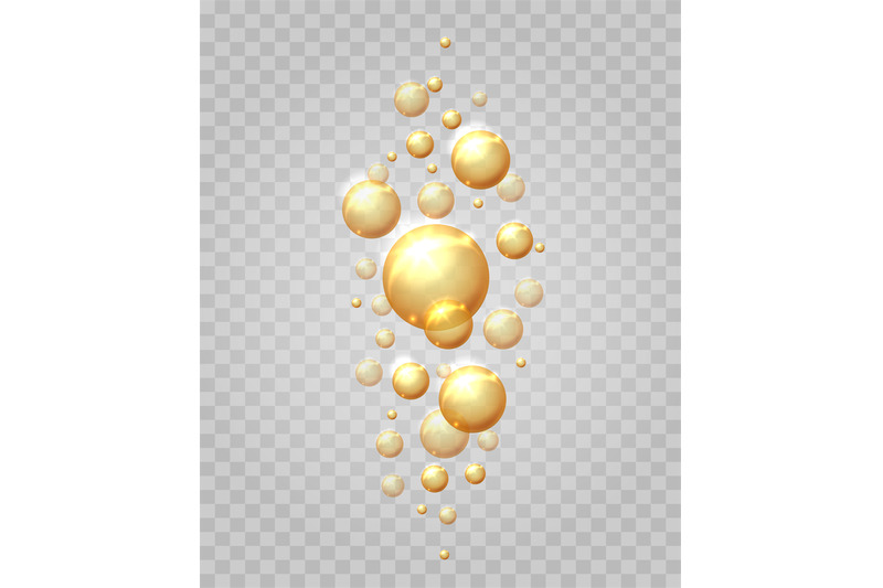 gold-bubbles-drop-set