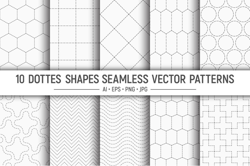 10-seamless-vector-dotted-shapes-patterns