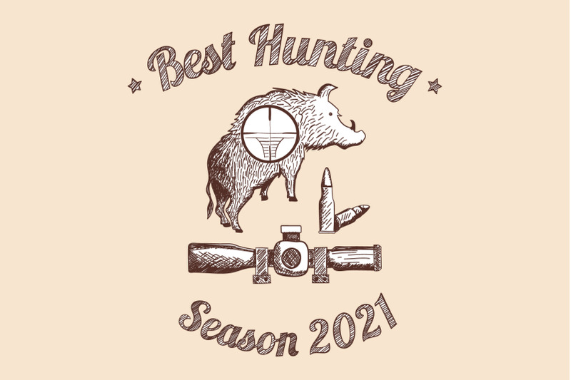 5-hunting-retro-sketch-designs