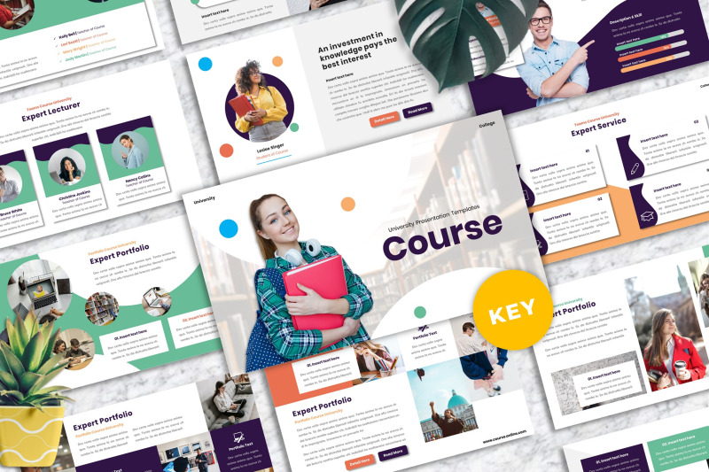 course-university-keynote-templates