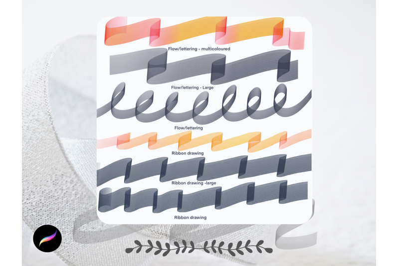 grosgrain-ribbon-brushes-for-procreate-x-6-lettering-and-drawing-bru