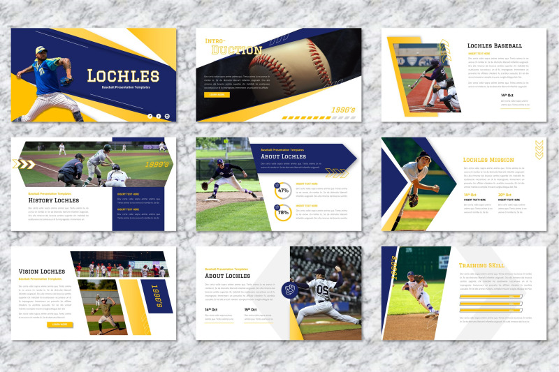 lochles-baseball-sport-keynote-templates
