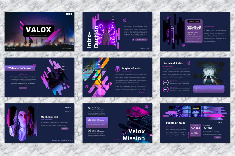 valox-gaming-keynote-template