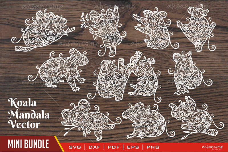 koala-mandala-vector-bundle