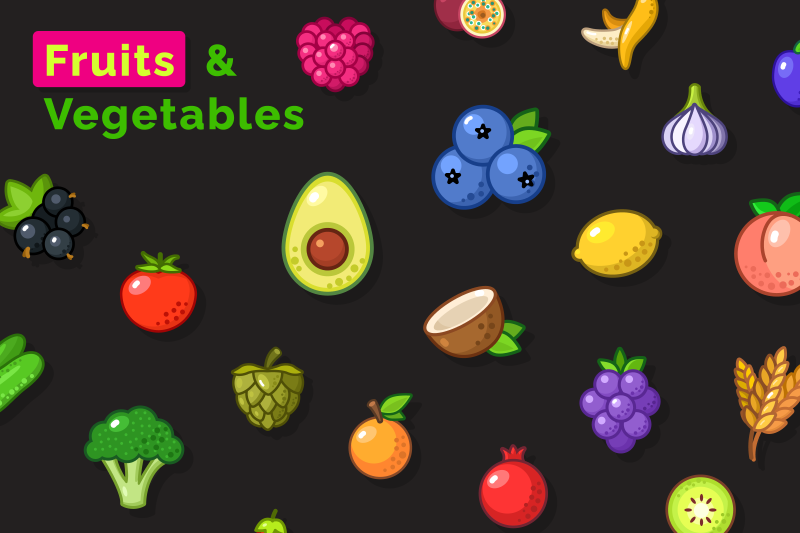 fruits-and-vegetables-icons