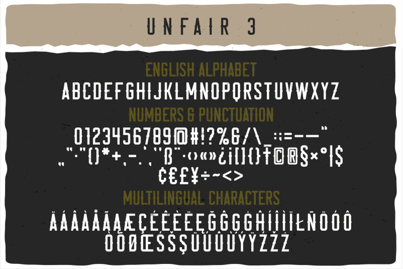 unfair-font-family