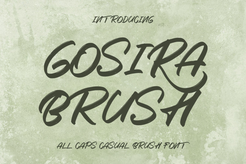 gosira-brush-font