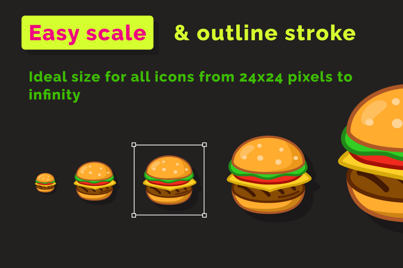 food-icons-set