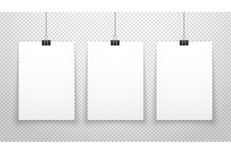 paper-poster-white-blanks-sheets-hanging-on-wall-three-posters-templ