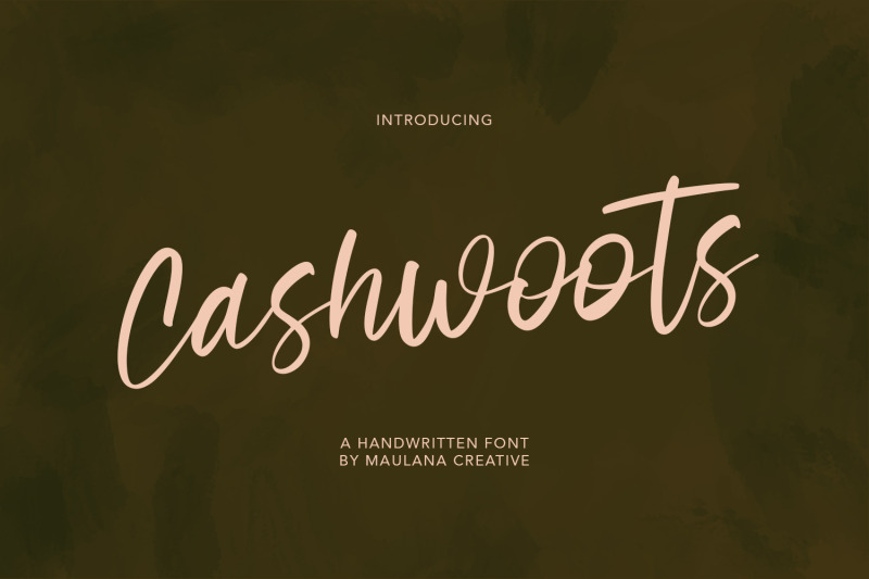 cashwoots-handwritten-font