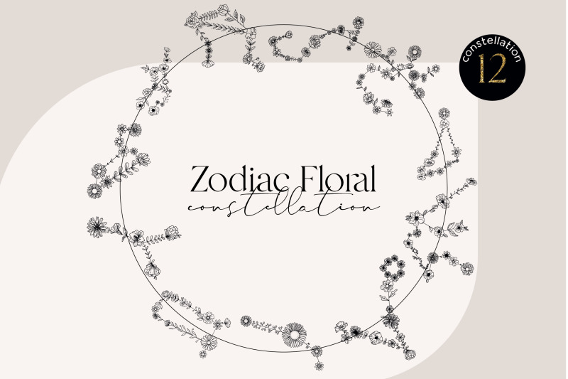 zodiac-floral-constellation
