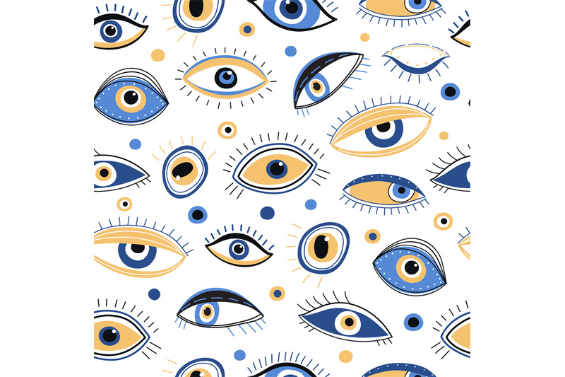 eye-pattern-abstract-evil-eyes-fabric-print-mystic-eyelid-with-eyela